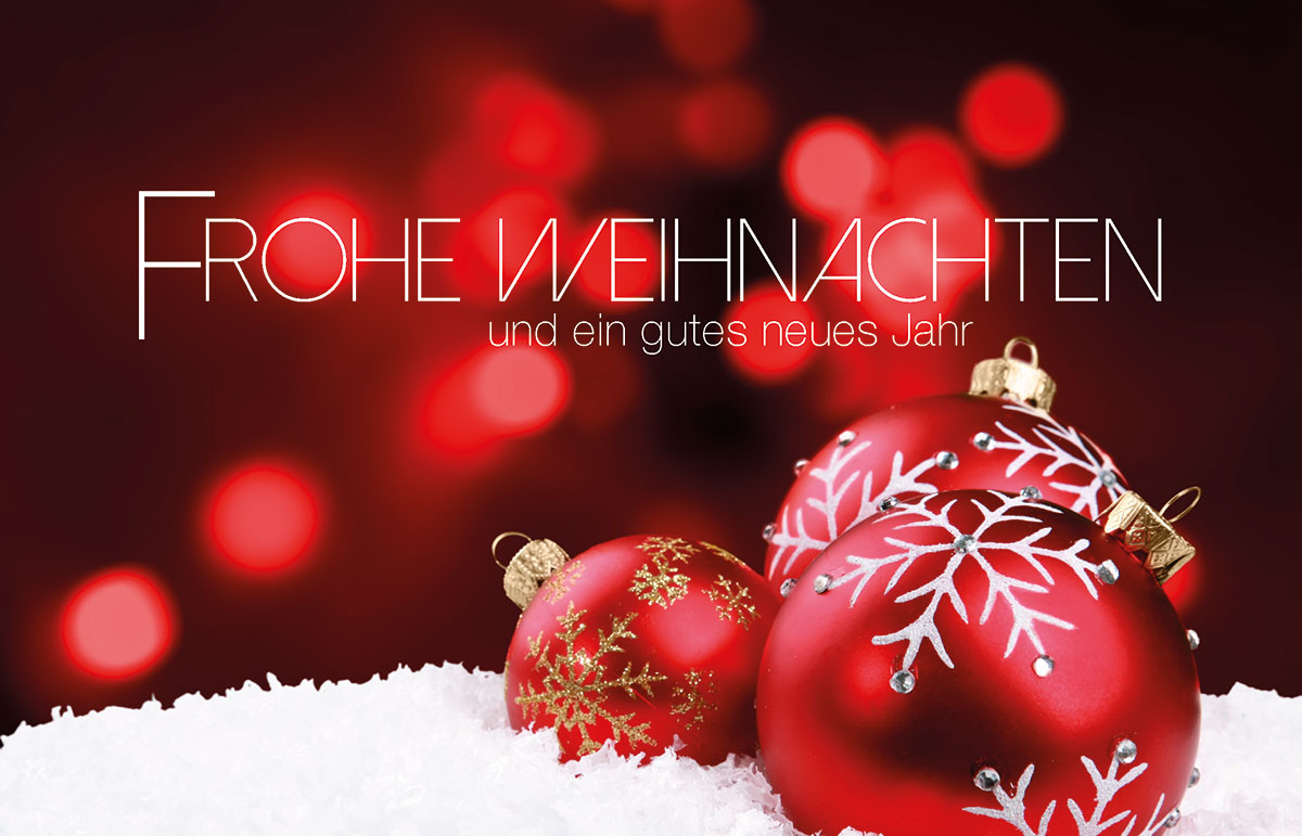 Christbaumkugeln Außergewöhnliche Weihnachtskarten für Firmen